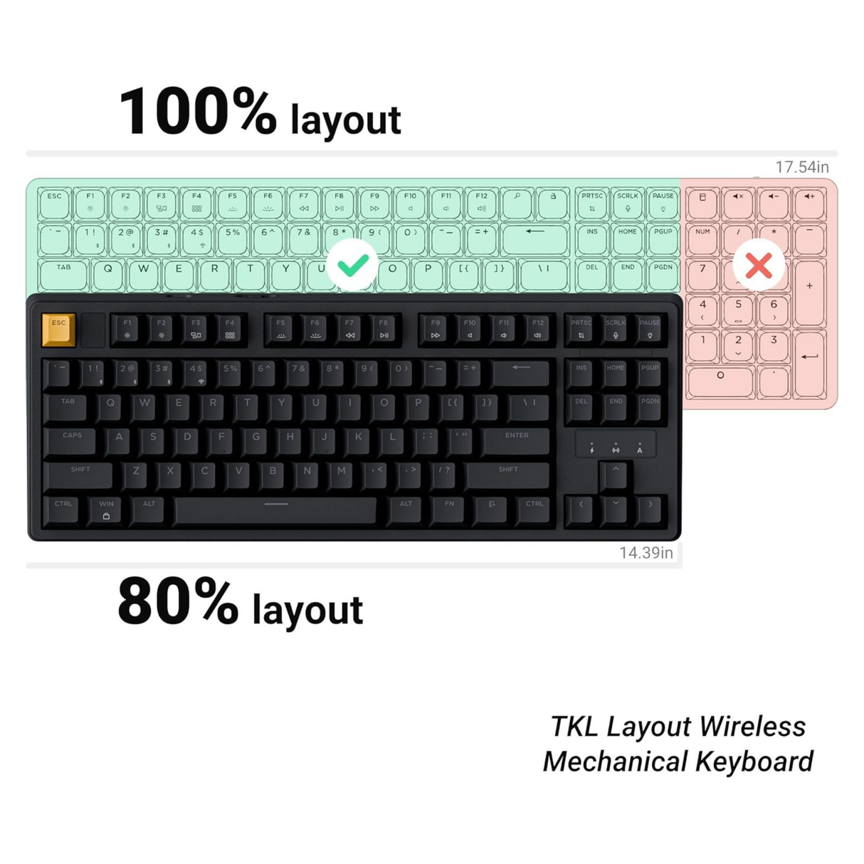 Keychron J4 QMK Wireless Mechanical Keyboard