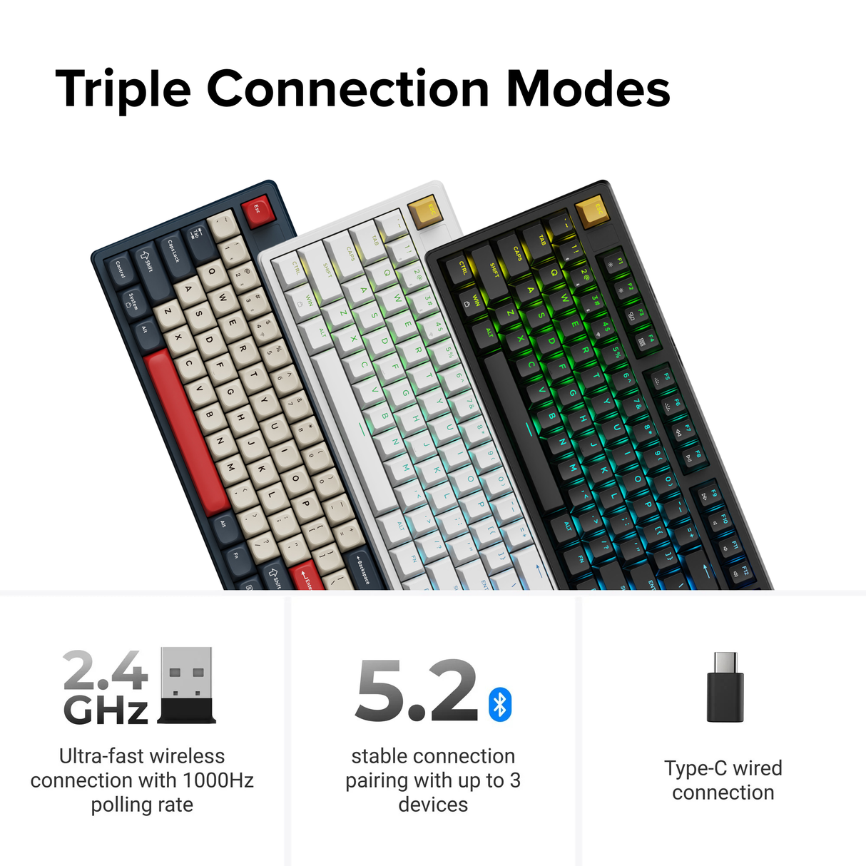 Keychron J4 QMK Wireless Mechanical Keyboard