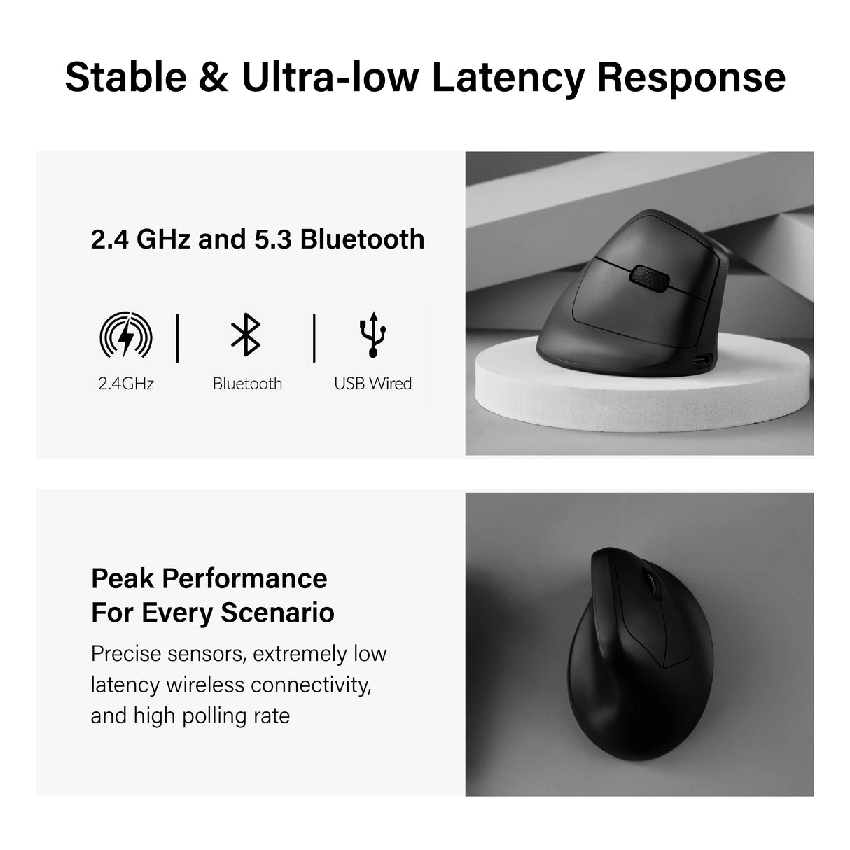 Keychron M5 Wireless Ergonomic Mouse