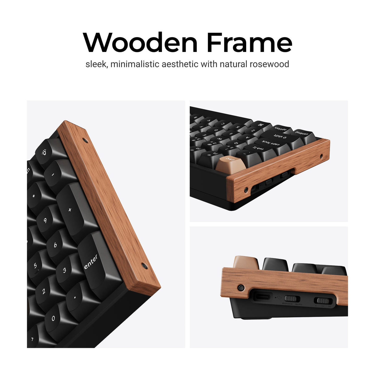 Keychron K4 HE Wooden Frame