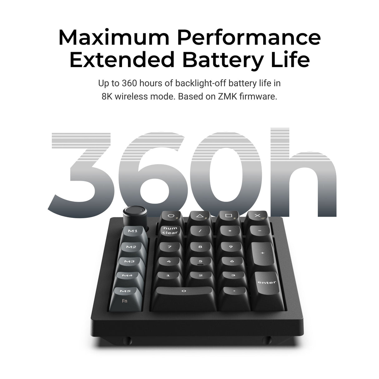 Keychron V0 Ultra 8K Battery Life