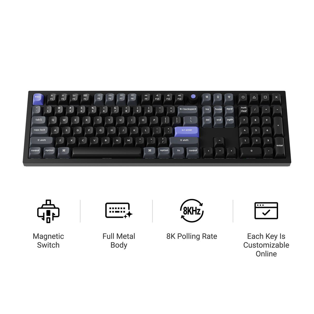 Keychron Q6 HE 8K Magnetic Switch Keyboard