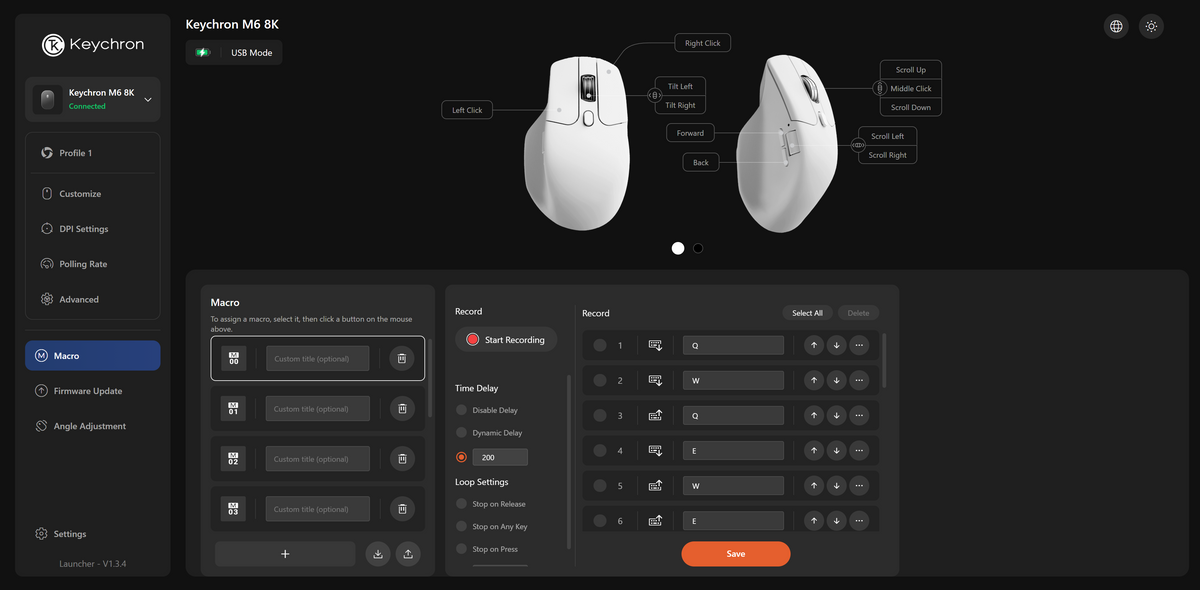 How to Create a Mouse Macro on Launcher – Keychron Australia