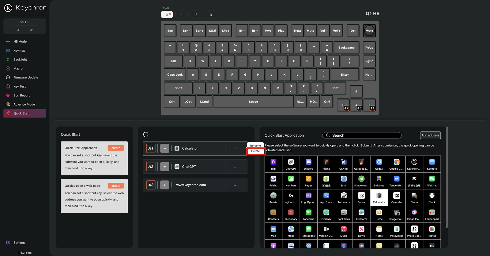 How to use Quick Start on the launcher