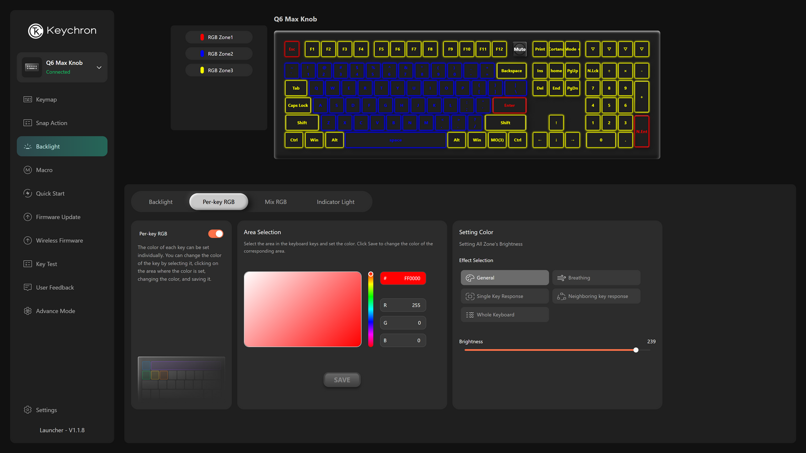 How to Set Per-key RGB on Launcher – Keychron Australia