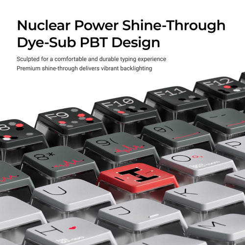 Bio-Individual Keycap Set Shine-through design