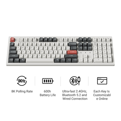 Keychron K10 Ultra 8K Wireless Custom Mechanical Keyboard