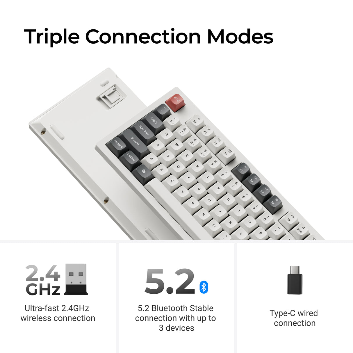Keychron K10 Ultra 8K Wireless Custom Mechanical Keyboard