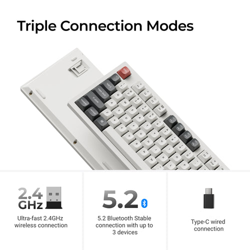 Keychron K10 Ultra 8K Wireless Custom Mechanical Keyboard