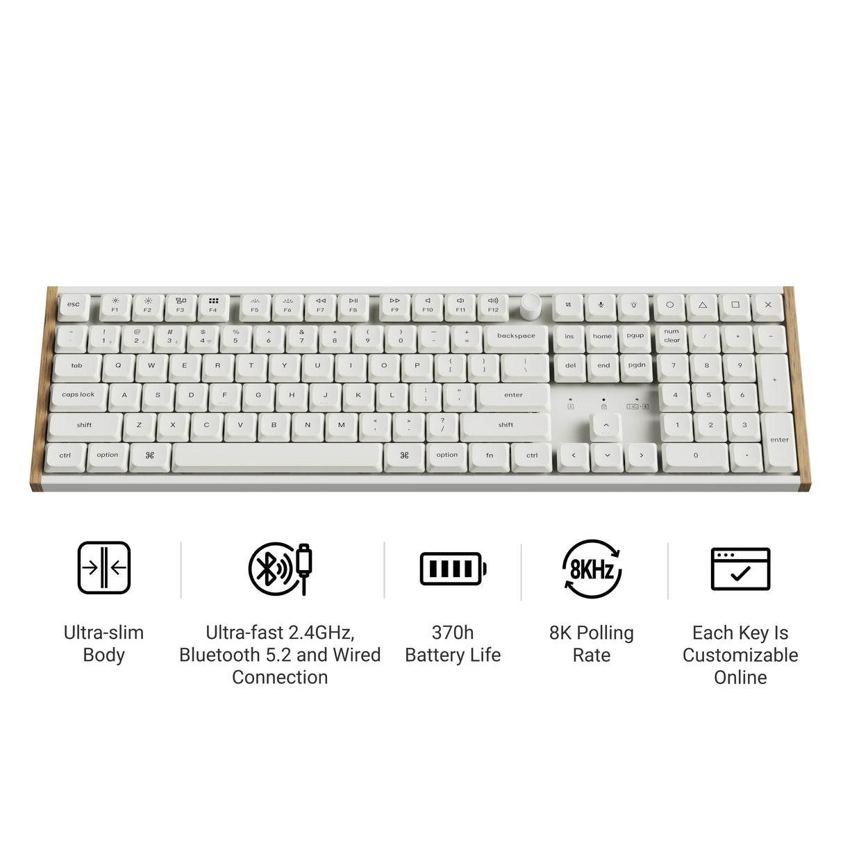 Keychron K5 Ultra 8K Wireless Custom Mechanical Keyboard
