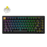 Keychron J2 QMK Wireless Custom Mechanical Keyboard RGB Backlight Black Keychron Super Banana