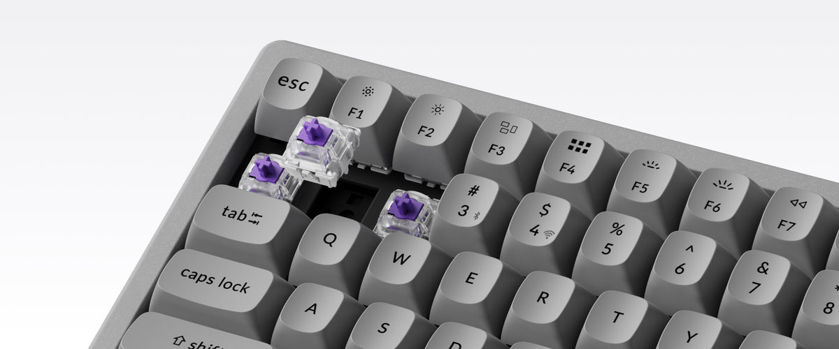 Keychron K2 HE Wireless Magnetic Switch Custom Keyboard - Concrete Edi ...