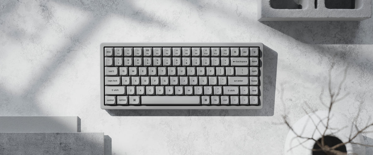 Keychron K2 HE Wireless Magnetic Switch Custom Keyboard - Concrete Edi ...