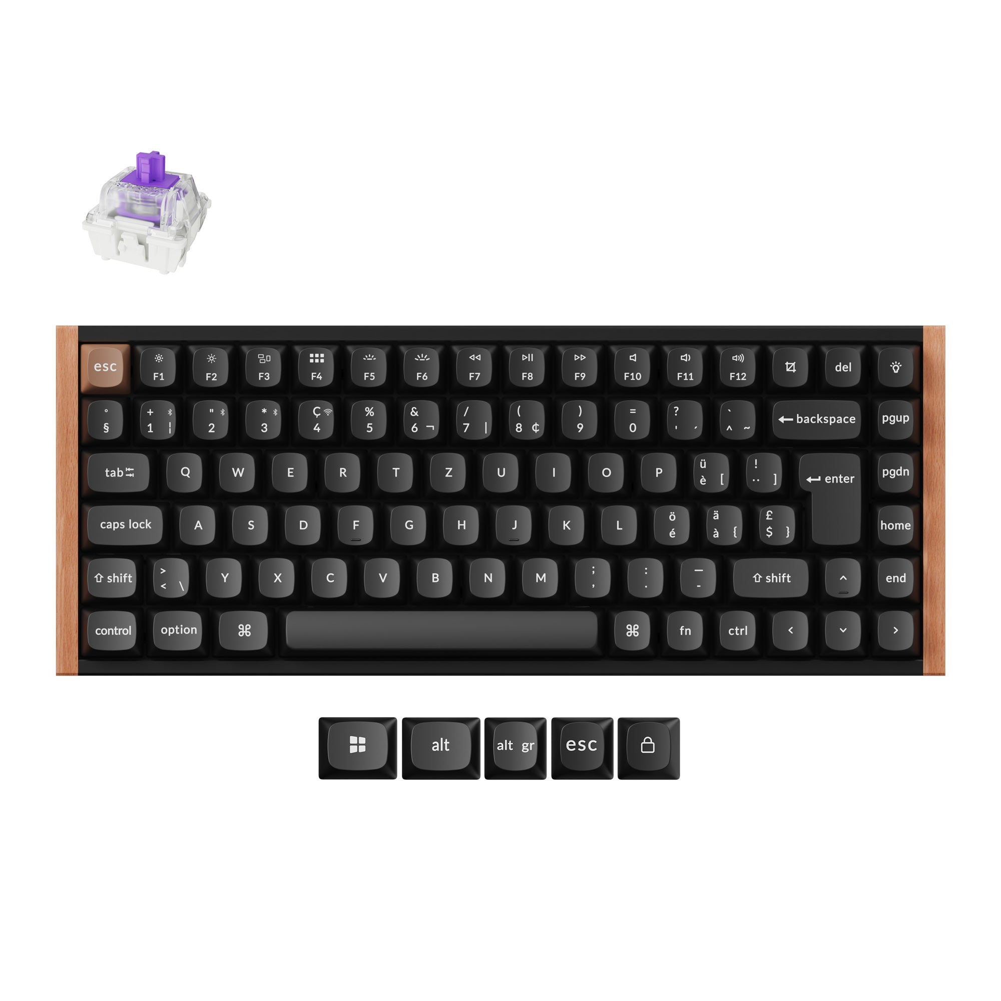 Keychron K2 HE ホワイト Nebula Switch 英語配列 Keychron K2 HE Wireless Magnetic Switch Custom Keyboard – Keychron