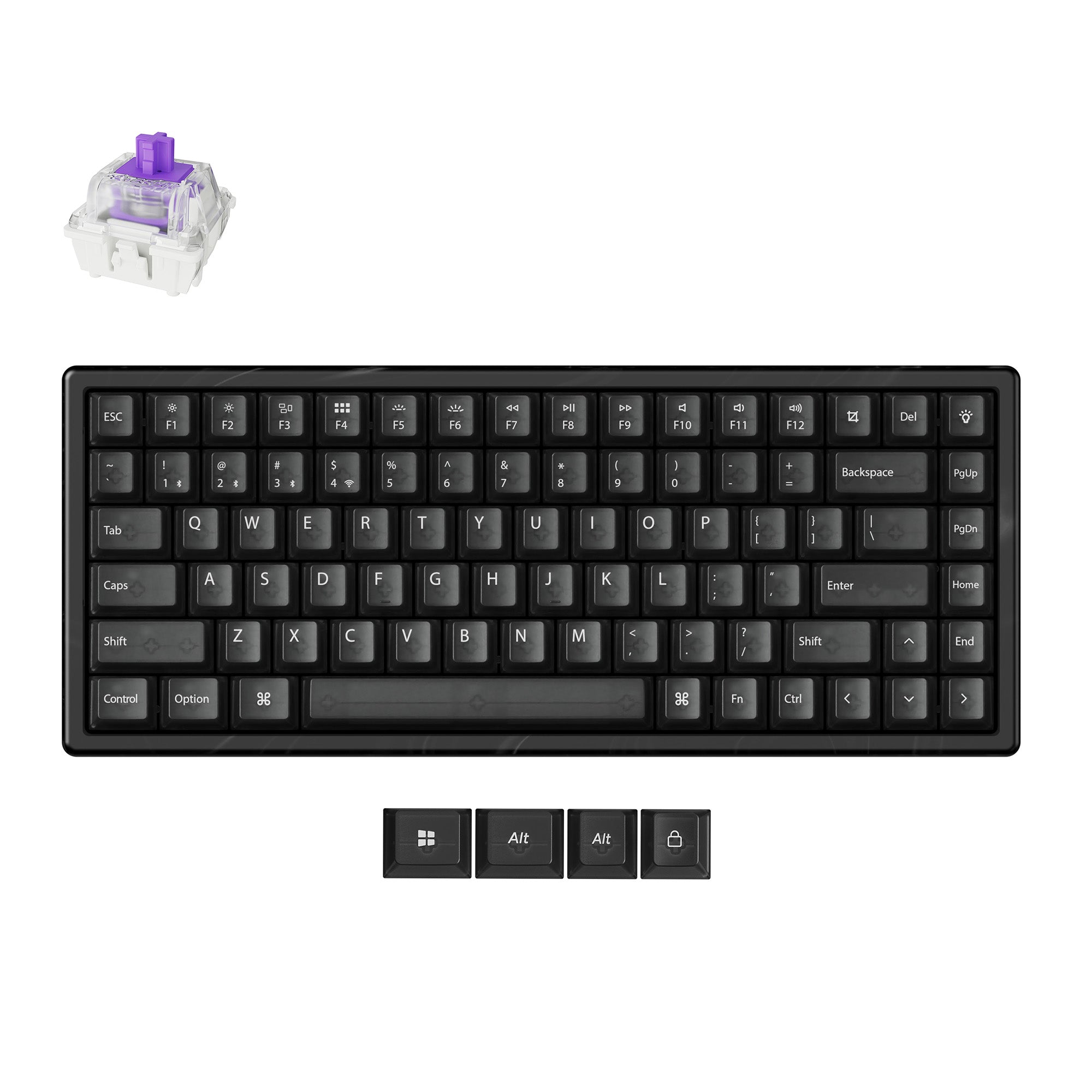 Keychron K2 HE Wireless Magnetic Switch Custom Keyboard - Resin