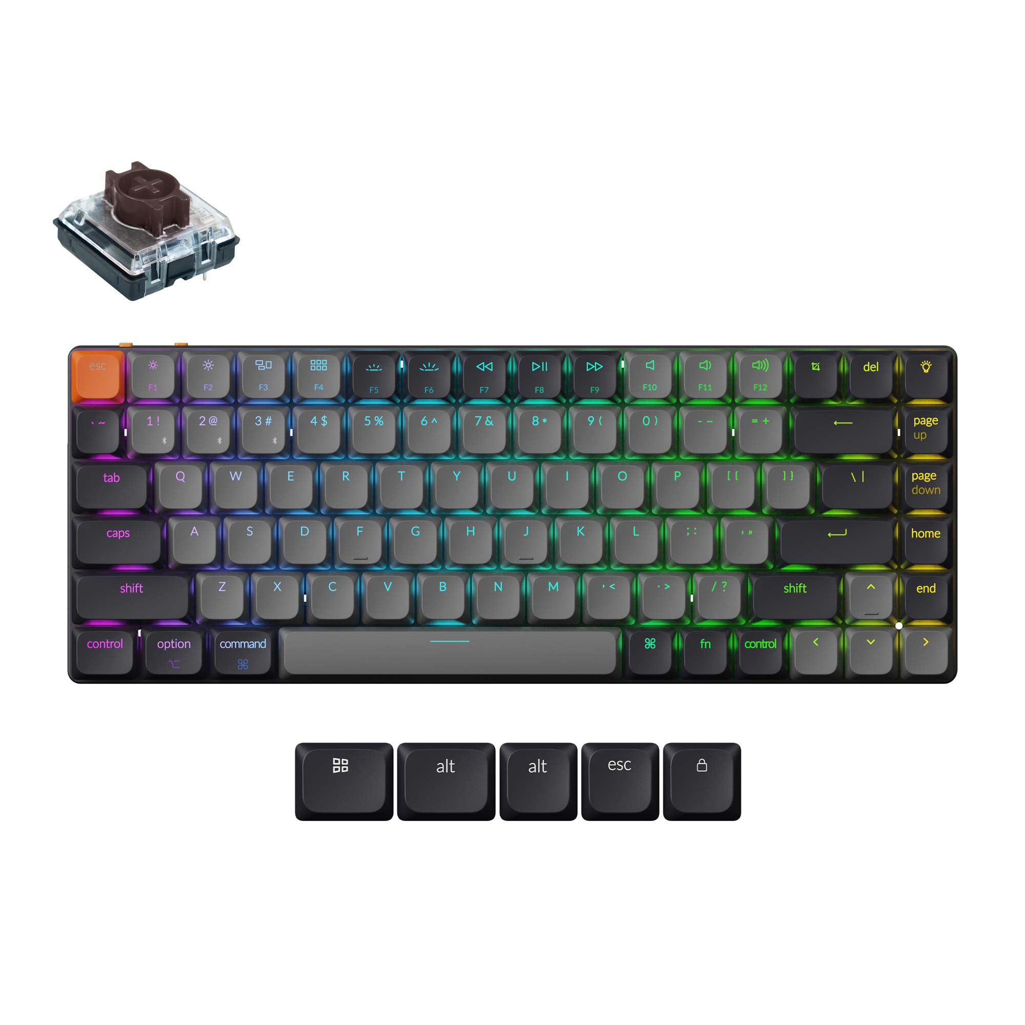 Amazon.com: Keychron K3 Version 2, 84 Keys Ultra-Slim