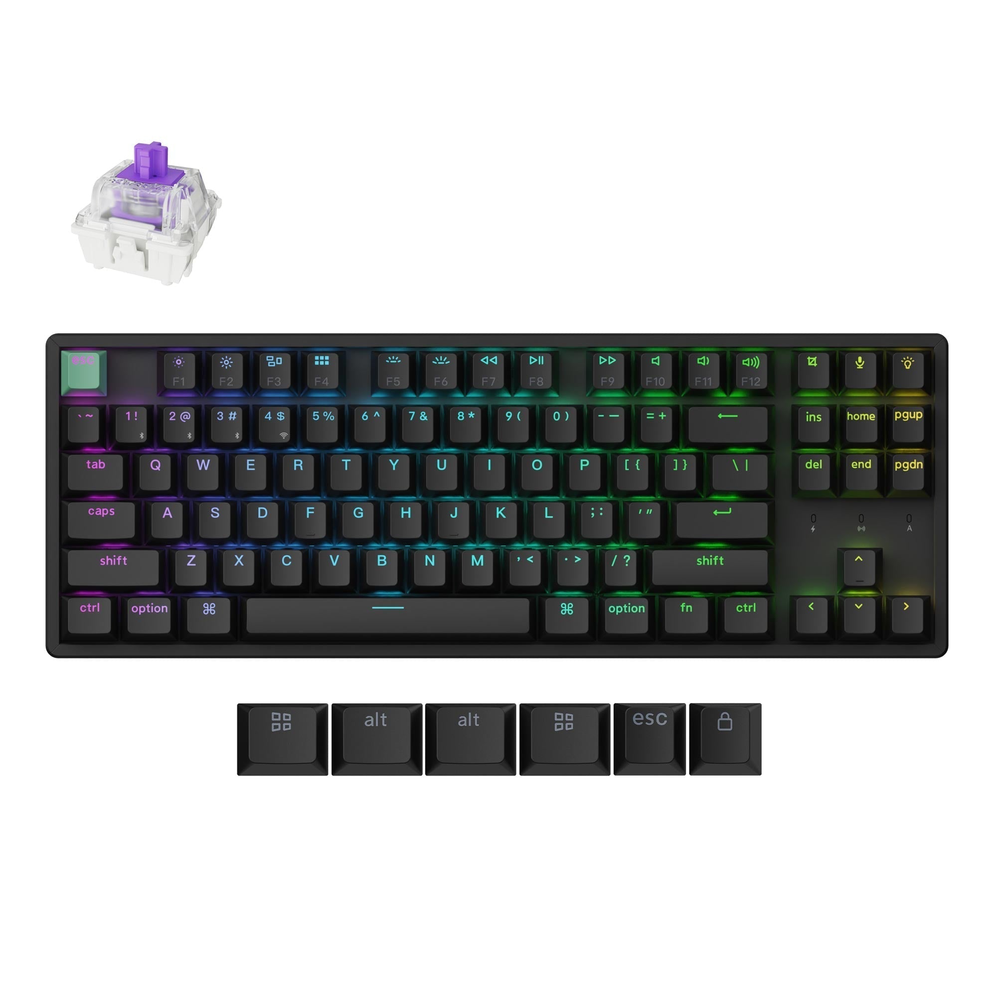 Keychron K8 HE TKL ワイヤレスキーボード 【公式通販】