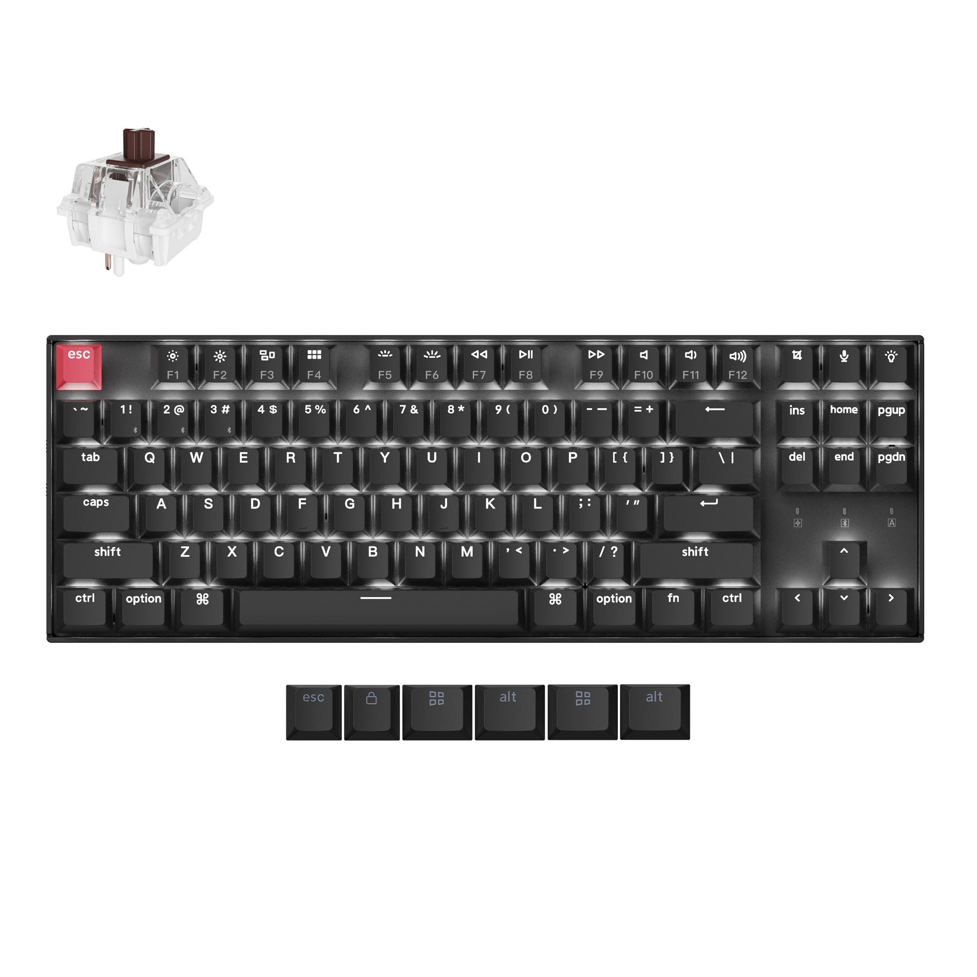 Keychron K8 QMK Wireless Mechanical Keyboard (Version 2
