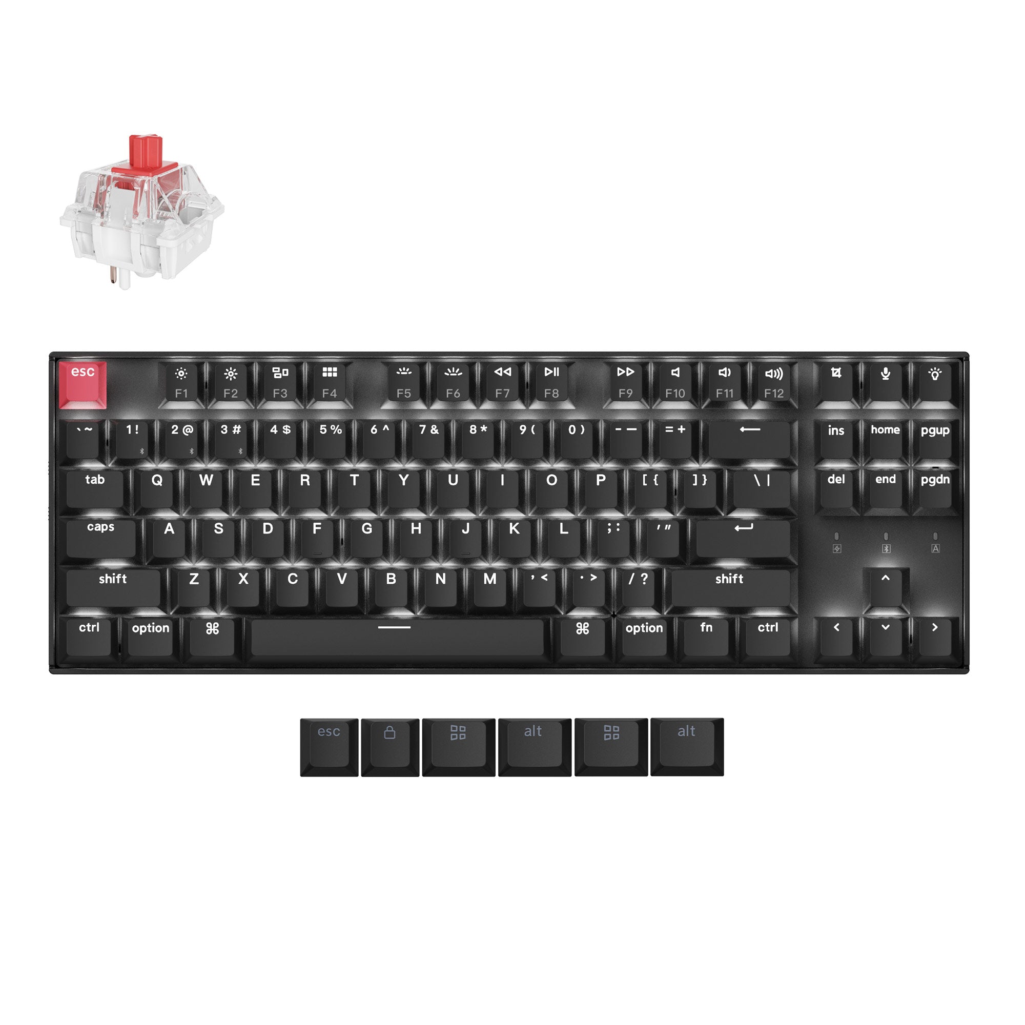 Keychron K8 QMK Wireless Mechanical Keyboard (Version 2