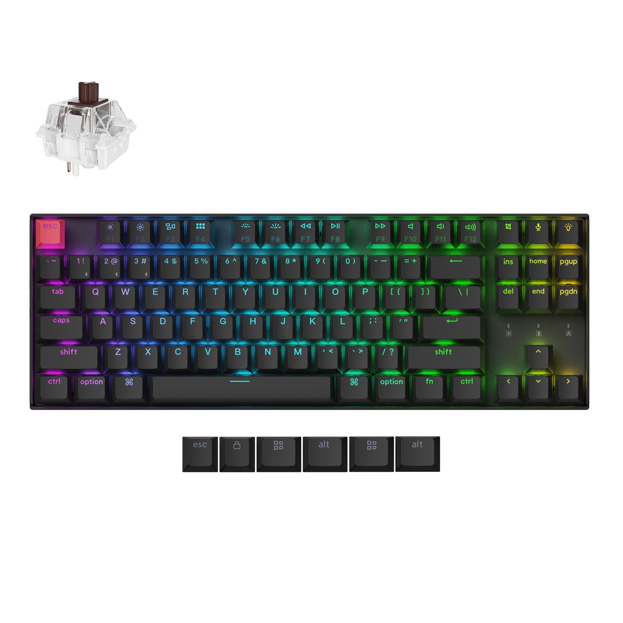 Keychron K8 QMK Wireless Mechanical Keyboard (Version 2