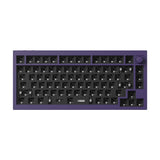 Keychron Q1 Max QMK/VIA Wireless Custom Mechanical Keyboard 75% Layout Aluminum Purple Barebone Knob for Mac Windows Linux