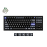 Keychron Q3 HE 8K Swappable RGB Backlight Magnetic Switch Keyboard Knob Version - Black