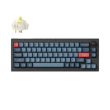 Keychron V2 Max QMK VIA Wireless Custom Mechanical Keyboard 65 Percent Layout Fully Assembled Knob for Mac Windows Linux Gateron Jupiter Banana