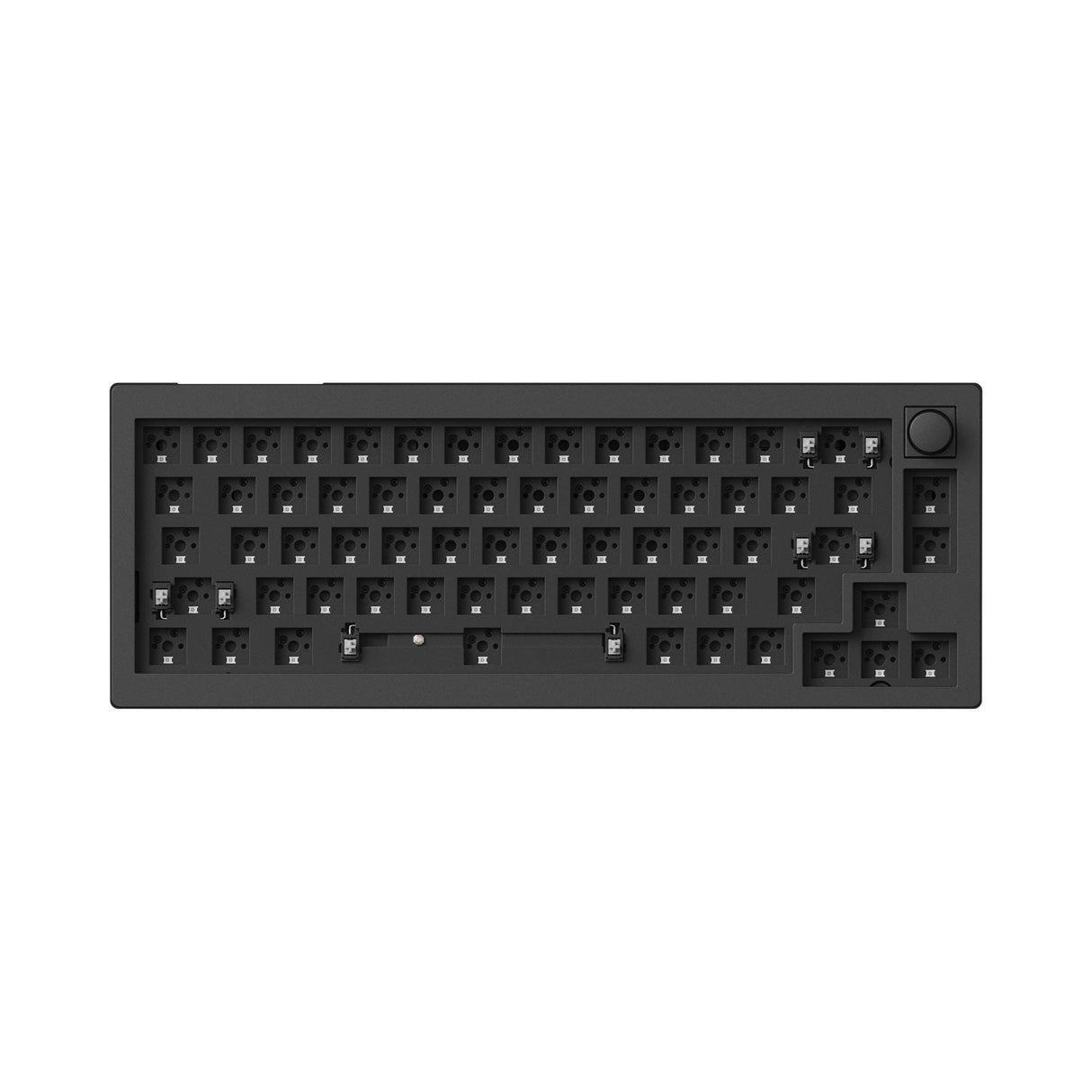 Keychron V2 Max QMK VIA Wireless Custom Mechanical Keyboard 65 Percent Layout for Mac Windows Linux Barebone Knob