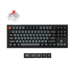 Keychron V3 8K Wired Hot-swappable RGB Backlight Red Switch - Black