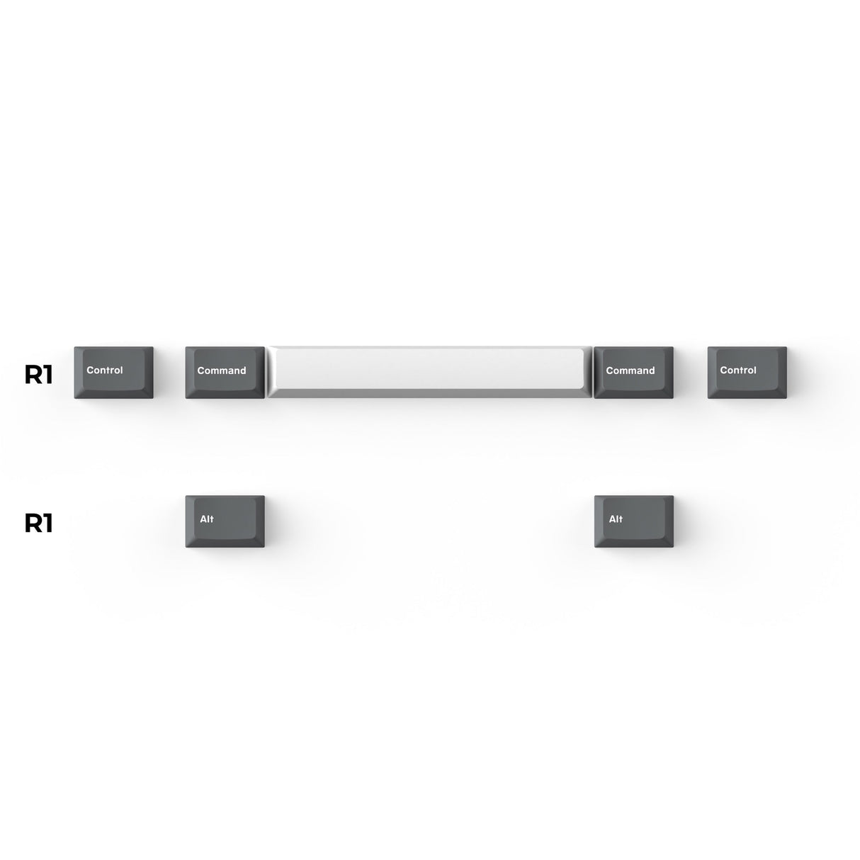 Keychron double-shot PBT Cherry full set keycap set win-key-less layout