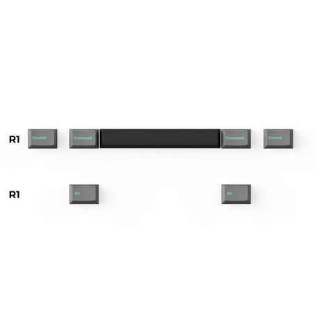 Keychron double shot PBT Cherry profile full set keycap set hacker for ANSI ISO WKL layout