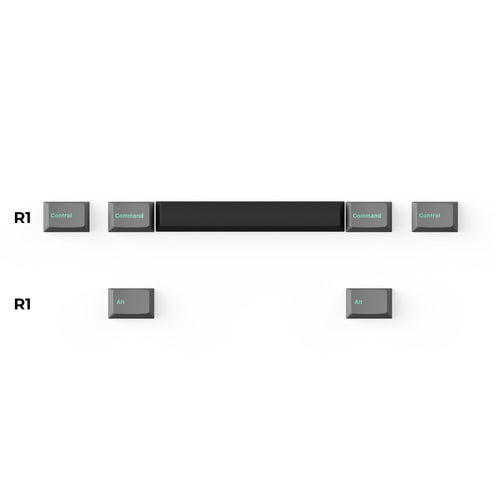 Keychron double shot PBT Cherry profile full set keycap set hacker for ANSI ISO WKL layout