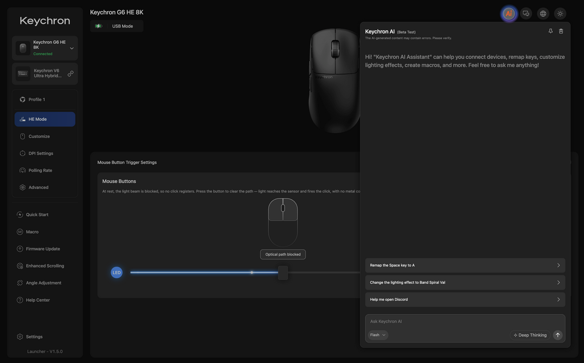 Keychron Launcher Macro