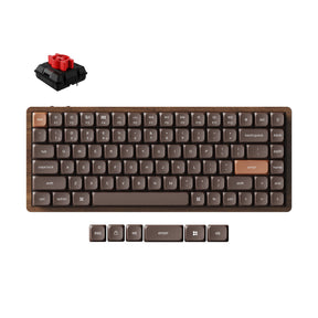 Keychron K3 Max QMK Wireless Custom Mechanical Keyboard - All-Wood Special Edition-Red Switch