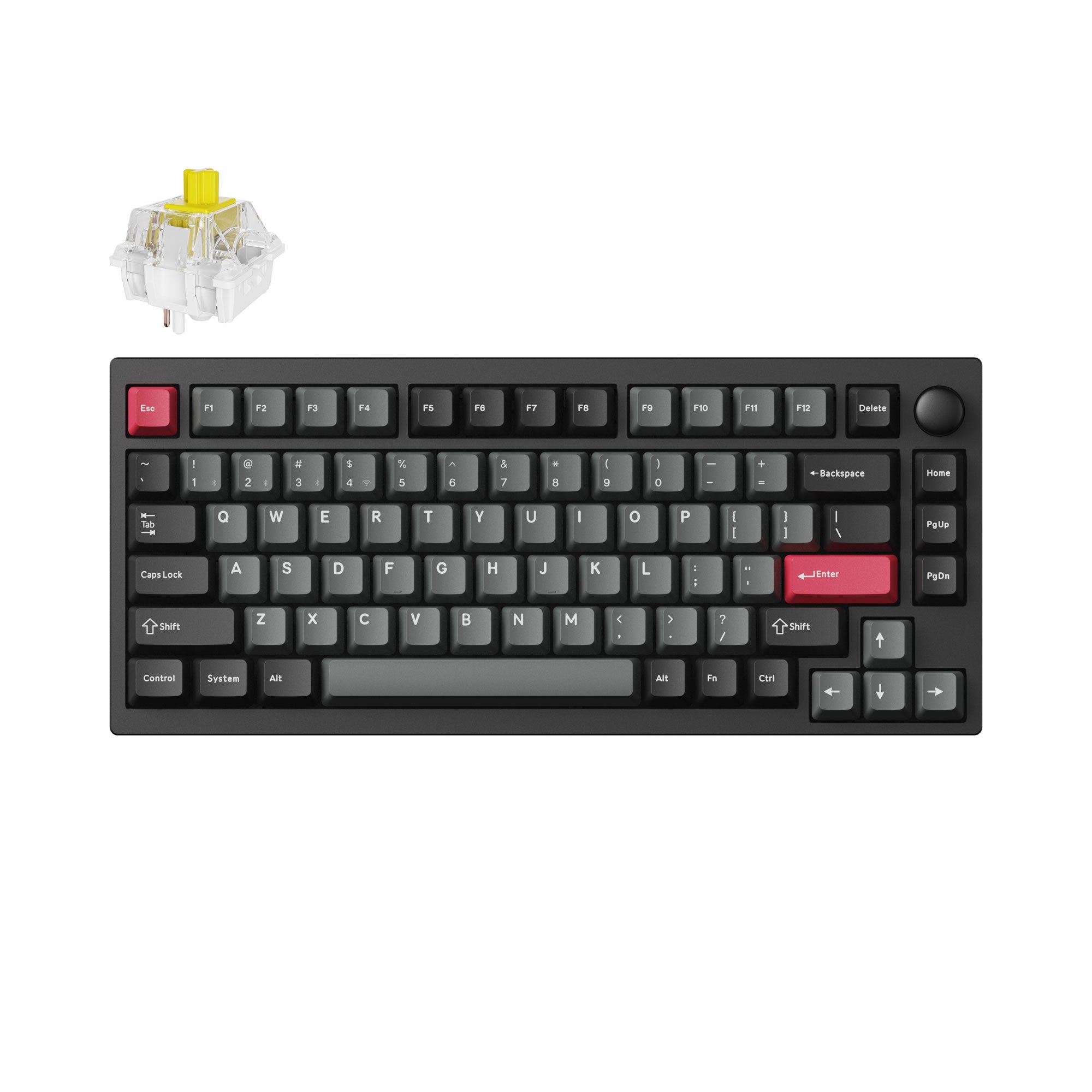 Keychron Lemokey P1 QMK 赤軸 Nordic ISO Lemokey P1 Pro QMK/VIA Custom Gaming Keyboard – Keychron Australia