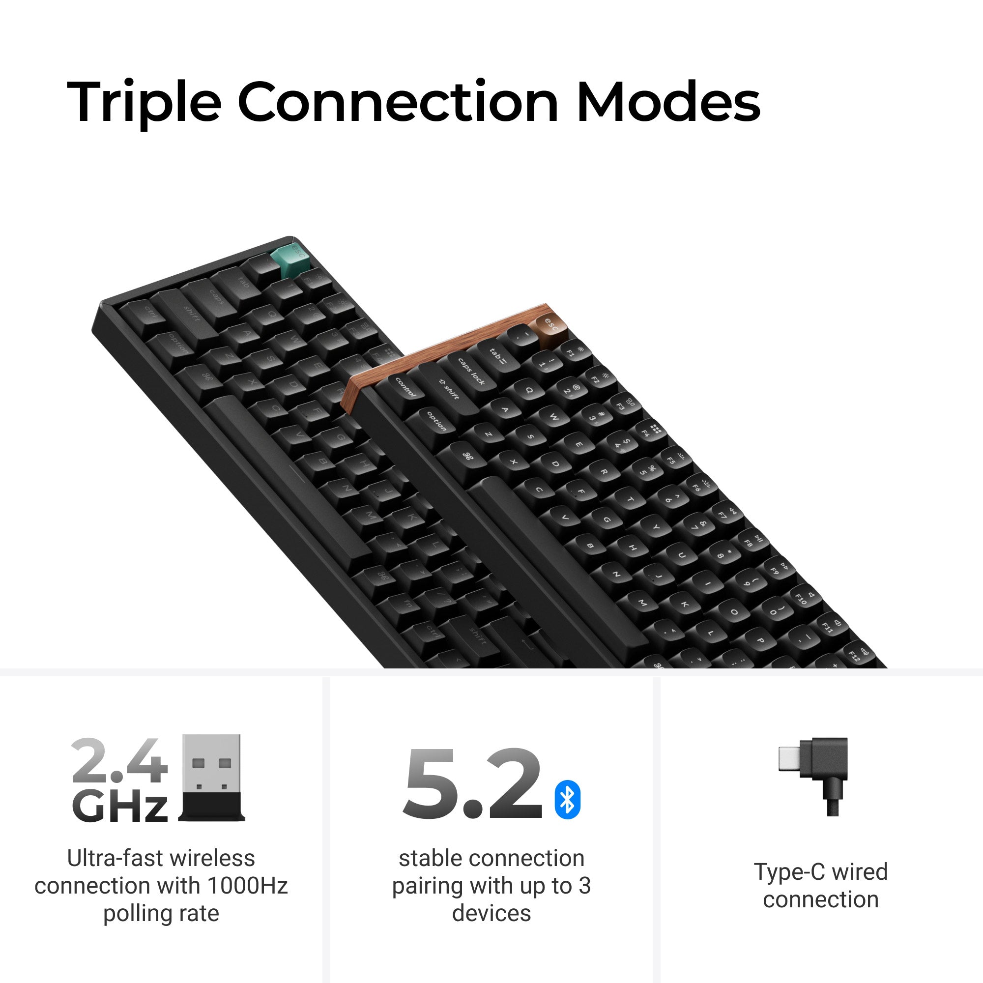 Keychron K2 HE Wireless Magnetic Switch Custom Keyboard – Keychron