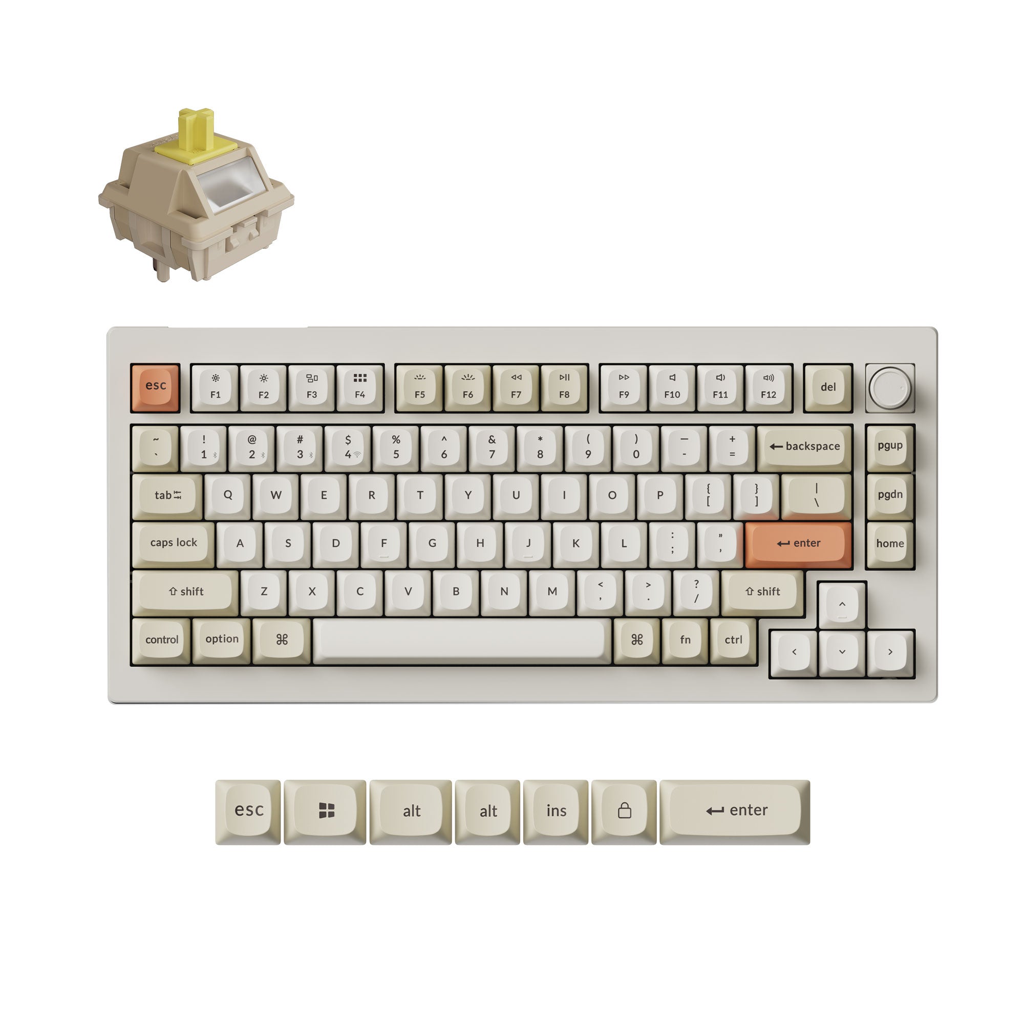 Keychron V1 Ultra 8K Wireless Custom Mechanical Keyboard