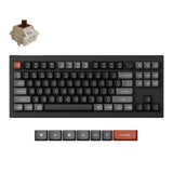 Keychron V3 Ultra 8K Wireless Hot-swappable RGB Backlight Brown Switch - Black