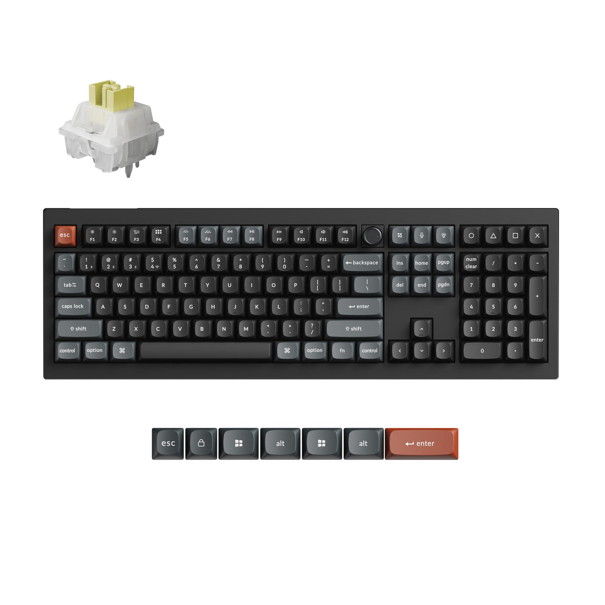 Keychron V6 Ultra 8K Wireless Custom Mechanical Keyboard