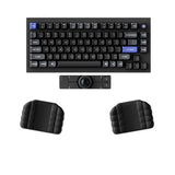 Keychron Nape Pro Dedicated Palm Rest in Black used beside a keyboard