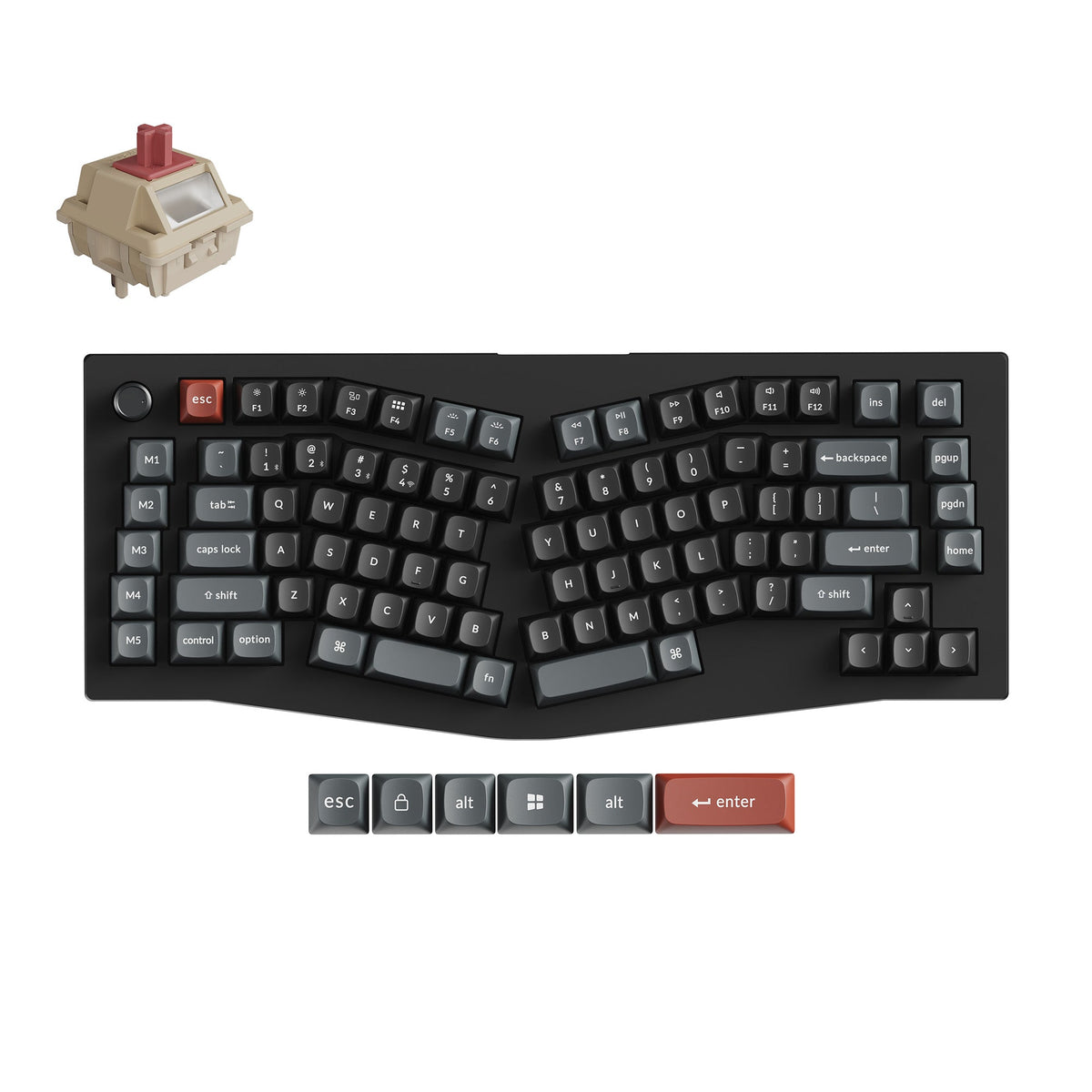 Keychron-V10-Ultra-8K-Alice-Red-Switch