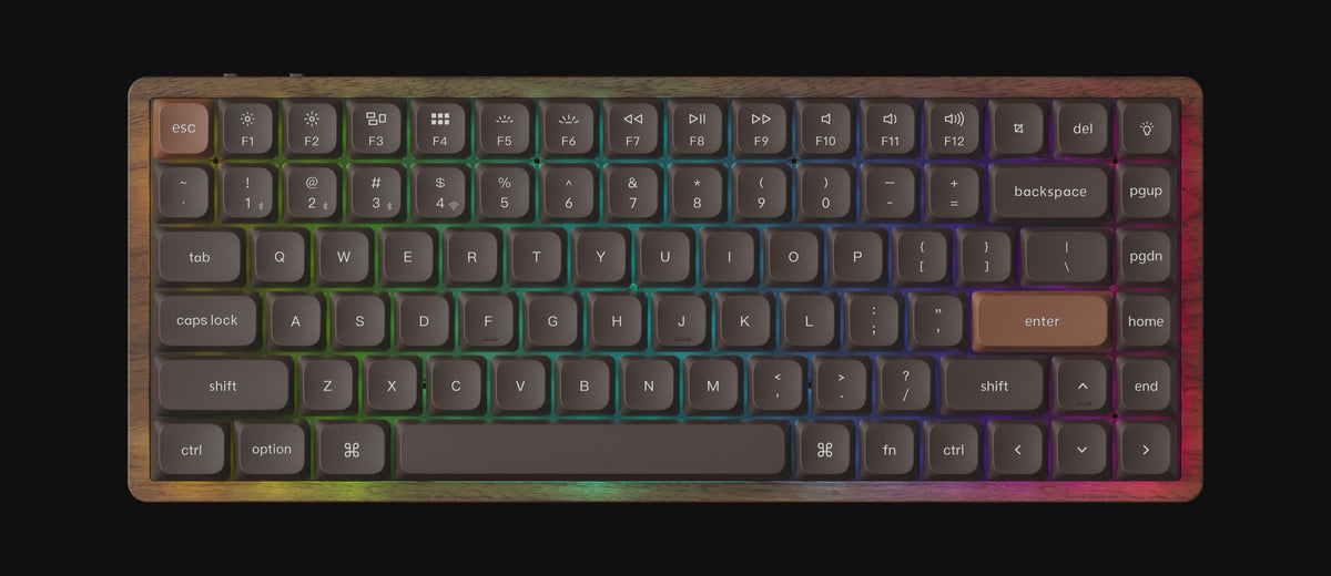 Keychron K3 Max QMK Wireless Custom Mechanical Keyboard - All-Wood Spe ...